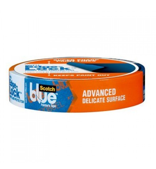 3M 2080 1" Blue Safe Release Tape Roll